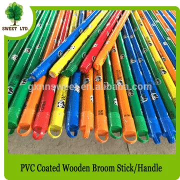 Italian screw & customized cap for PVC coated wooden broom handle