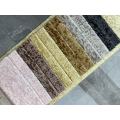 Tissu d'ameublement en velours texturé vintage pour canapé