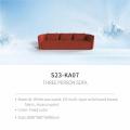 3 seaters sofa red fabric sofa