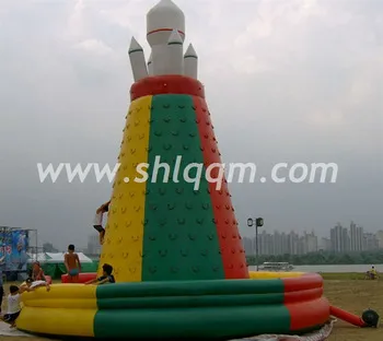 commercial rock inflatable climbing walls,hot sale rock climbing mountains