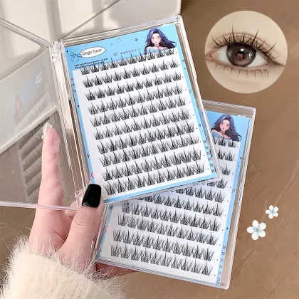 Preglued Lash Clusters Self Adhesive Press On Eyelashes