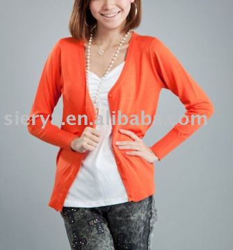 ladies v neck cardigan wool fashion sweater