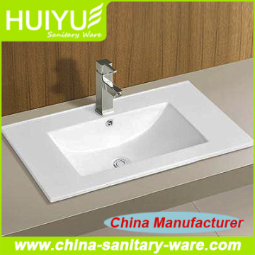 Best selling hot product bathroom featheredge ceramic basin