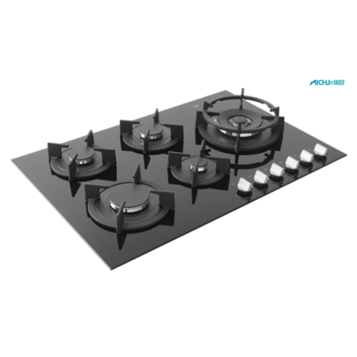 5-Burner Hob Built-in Glass Top