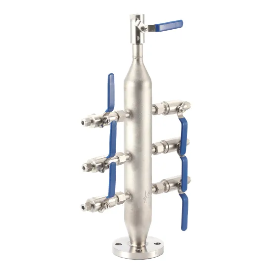Hongji Air Header 316 Stainless Steel Air Flow Control Valve Distributor for 300 Psig Gas and Air Distribution