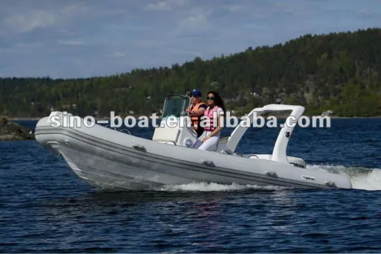 PVC 5.8m fiberglass hull Inflatable rib Boat (BL580)CE Approval