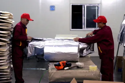 Simultaneous 15mic nylon film for paper packing
