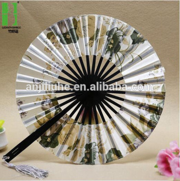new products 2016 japanese round folding hand fans for sale