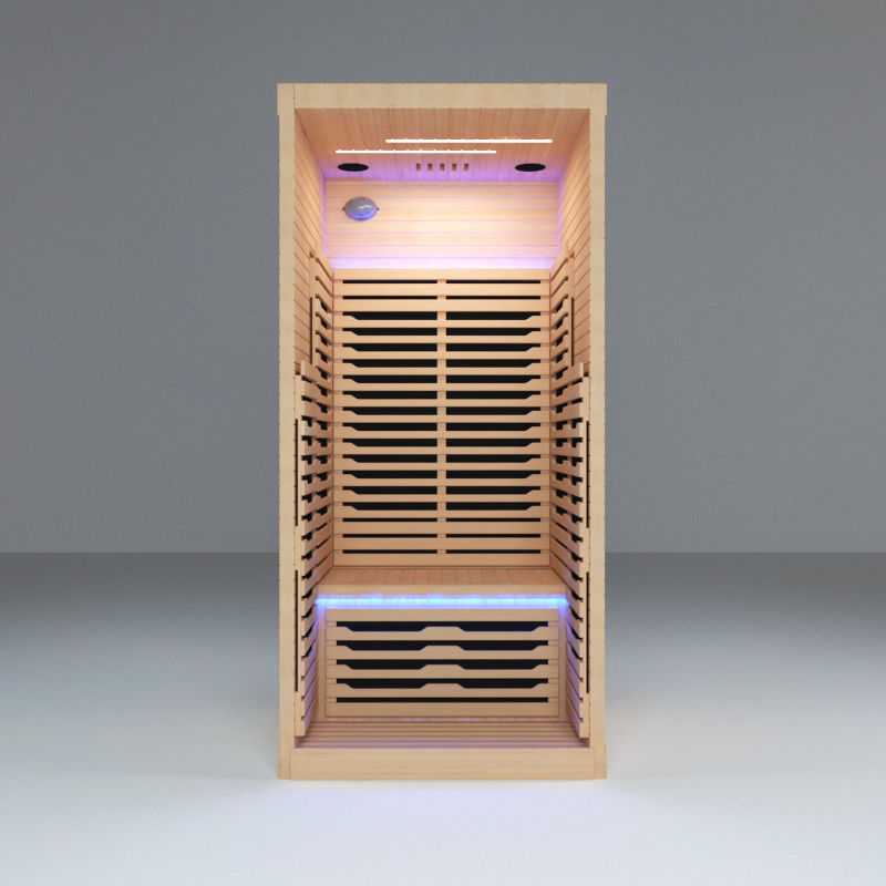 Canadian Hemlock Sauna Room with Carbon Plate Heater