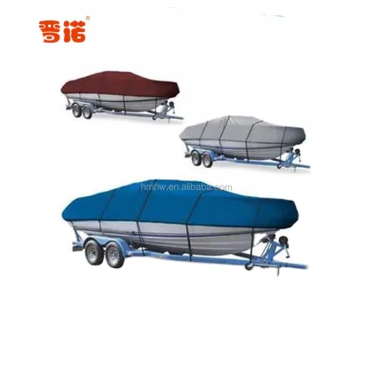High Quality Lightweight 600D Full Size Motorboat Boat Cover