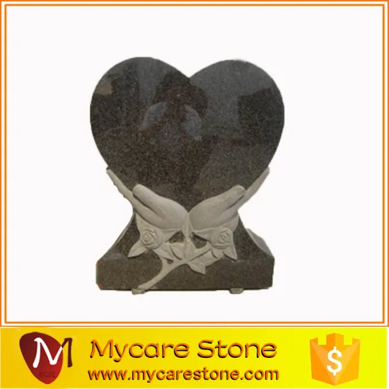 Wholesale Granite Heart Shape Headstone Tombstone for sale