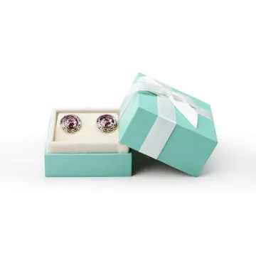 Bow-Knot Earrings Storage Box Jewelry Packaging Gift Box
