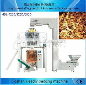 Headly automatic gold coin vertical packing machine HDL 420D