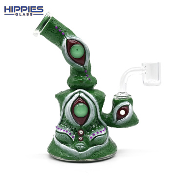 3D Monster Dab Rigs with Ancient stone statue