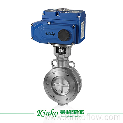 Electric hard seal to flange butterfly valve