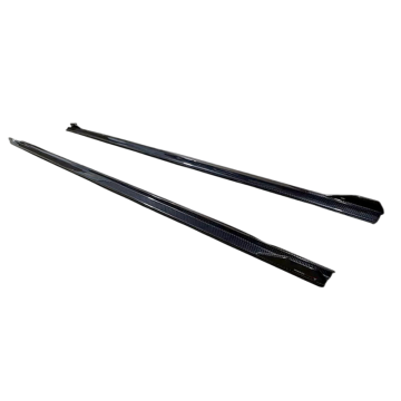 Skirt laterale in fibra di carbonio a secco di alta qualità e kit per il corpo per spoiler per Mercedes-Benz C63 W205 (2016-2019)-Modelli a quattro/due porte