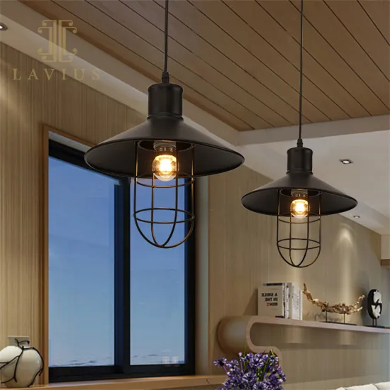 Classic Simple Metal Resturant Clubs Pendant Lamp