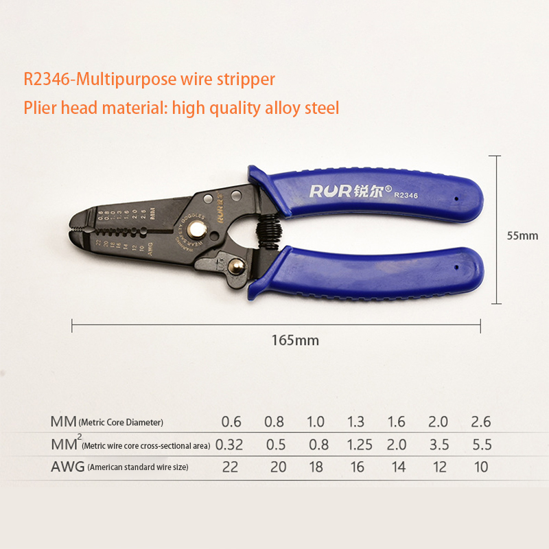 Multifunctional Manual Pliers Tools Professional Grade Wire Cutter Thin Leather Cable Strippers
