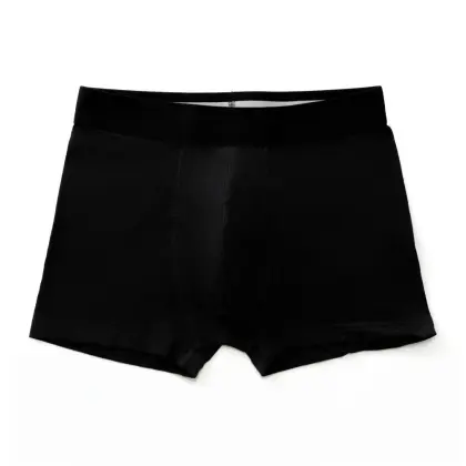 Elastic Waist Cotton Boxers Briefs Men