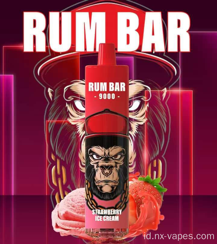 Rum bar 9k puffs sekali pakai grosir