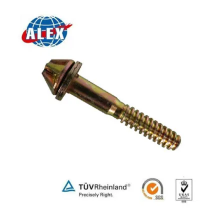 Railway Screw Spike For Railway system, Fastener Railway Screw Spike , High potency new design Railway Screw Spike