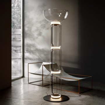 Modern Minimalist Glass Floor Lamp