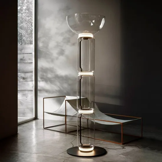 Modern Minimalist Glass Floor Lamp