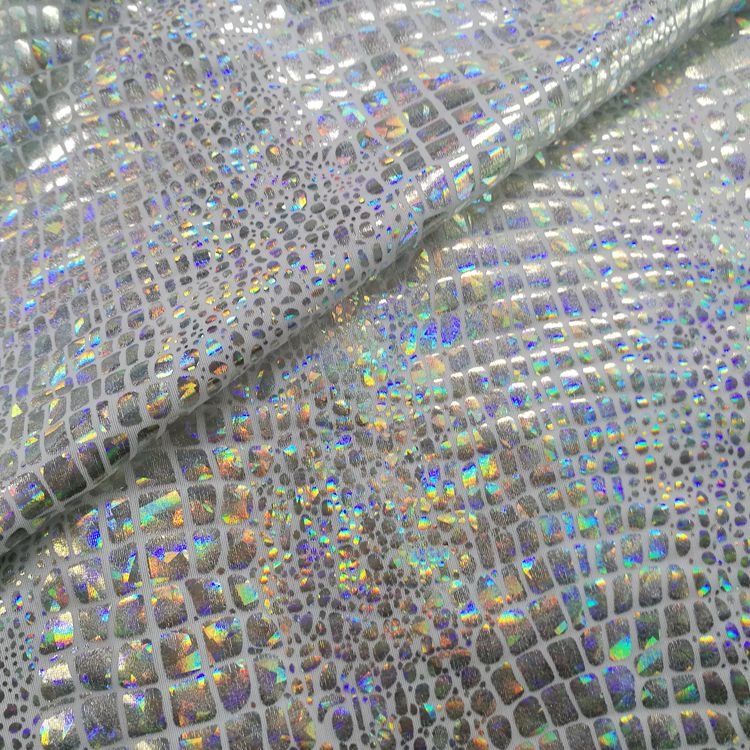 Maillots de bain Spandex Strass Hologram Foil Beachwear Tissu