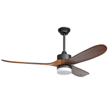 wood blade ceiling fan light living room