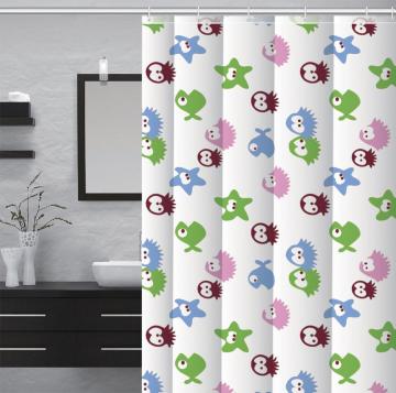 B&m Waterproof Bathroom printed Shower Curtain