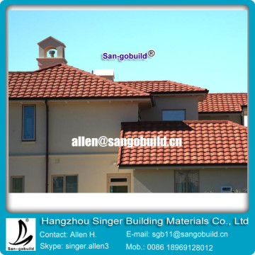 Red sand coated roofing sheet