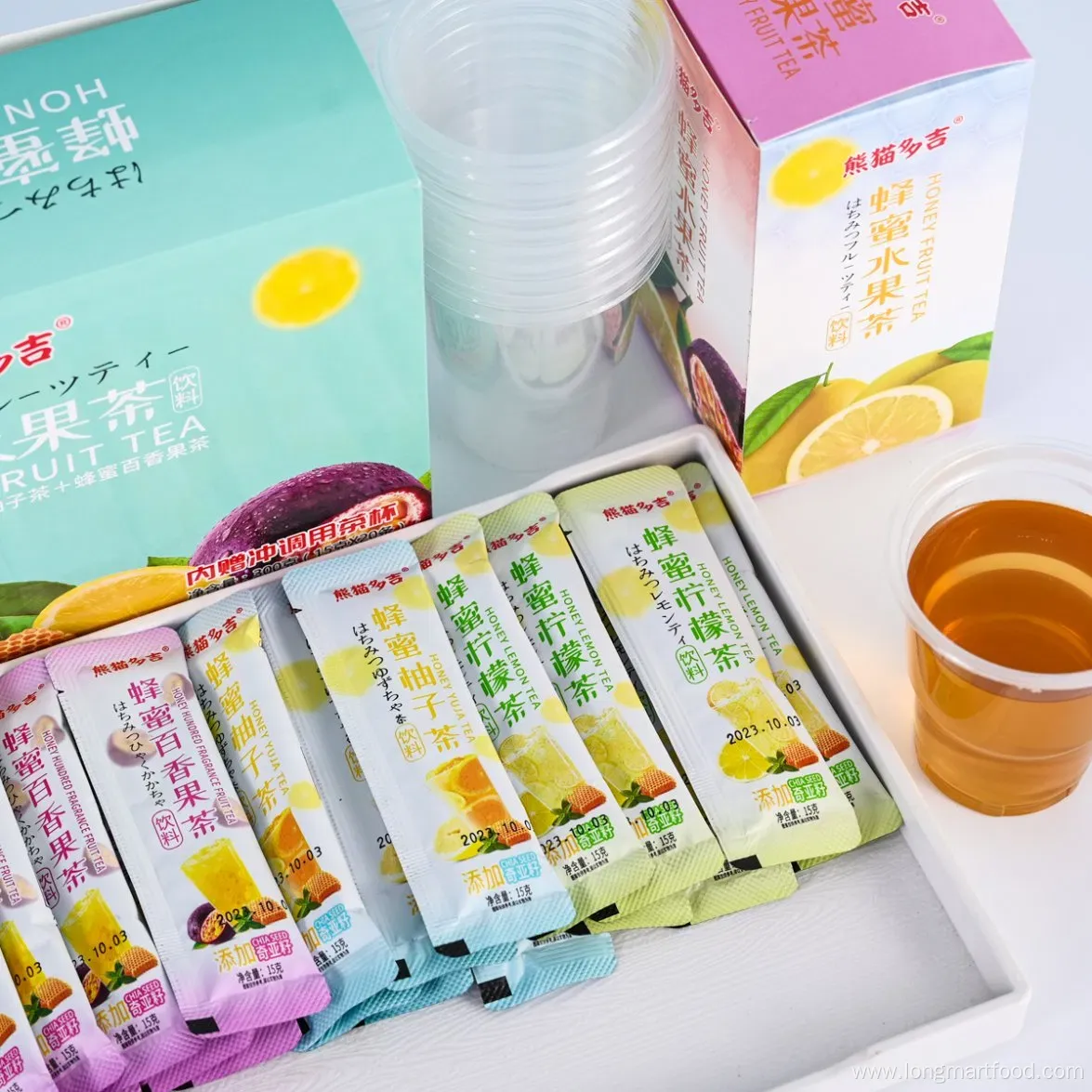 Wholesale Drink Fruit Juice Concentrate Honey Tea Instant Tea