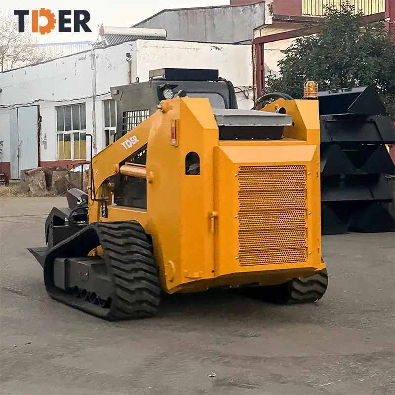 Tder Diesel Engine Track 125HP Mini Skid Steer Loader