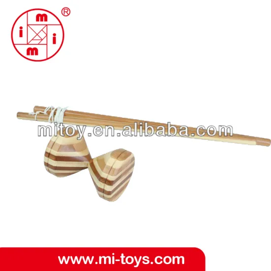 factory production ICTI certificate children games bamboo toys Diablo