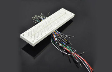 830 Point Solderless Arduino Breadboard With 65 Colorful Jumper Wire