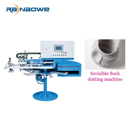 RB-12PS Silicone Sock Dotting Machine with PVC Dotting Function: Precision Textile Embellishment Tool