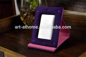 115033131handmade cloth covered pocket mirror