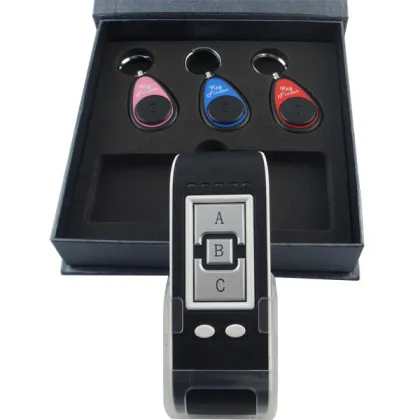 QWZ1010 New Sell Tracker Device 3 in 1Wireless Key Finder Set Wireless Alarm Anti Lost Electronic Key Finder
