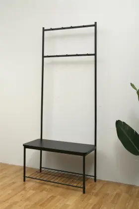 storage coat rack metal rack