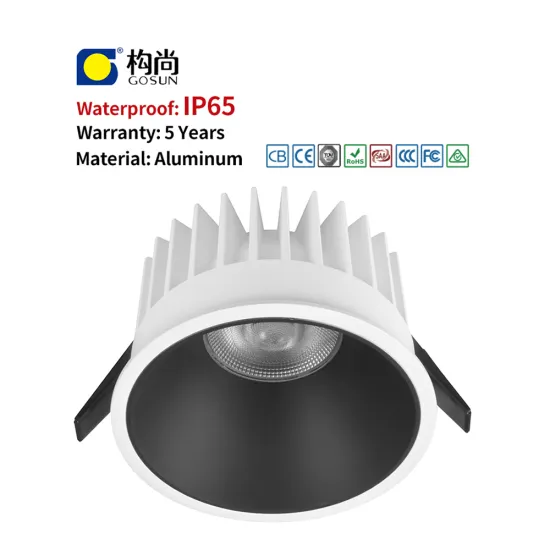 IP65 Waterproof Flicker-Free Recessed Downlight (75-80mm) with 5 Years Warranty