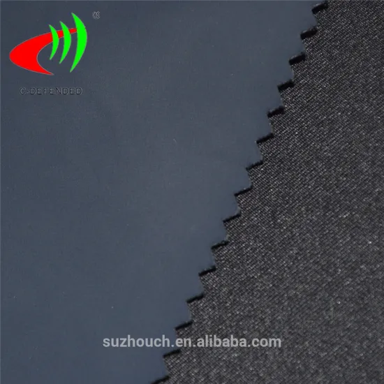 100 polyester twill fabric with breathable waterproof tpu film for coat