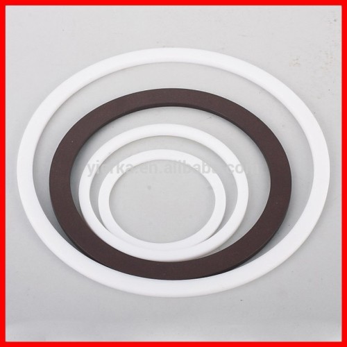 10pcs PTFE Flat Washers 45mmx35mmx2mm - White Teflon Gasket Seal Rings
