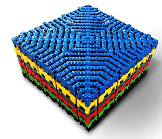 Interlocking Garage Rubber Flooring Tiles