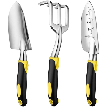 High-Quality Kids Garden Tools: 3-Piece Mini Design Shovel, Rake, and Sack Set for Young Gardeners