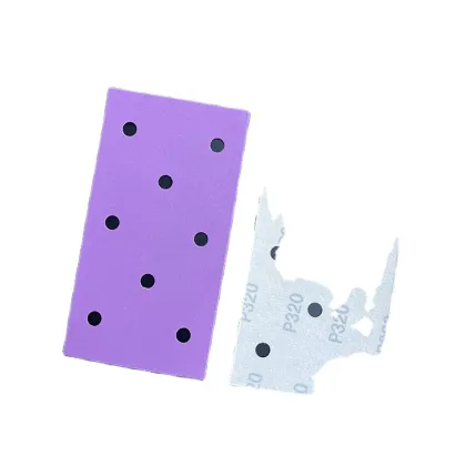 Square Sandpaper Grit Flocking Sandpaper Special Shaped Disc