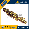 KMP KOMATSU ENGINE 6D125E-2B-5 CRANKSHAFT ASS'Y 6151-35-1010