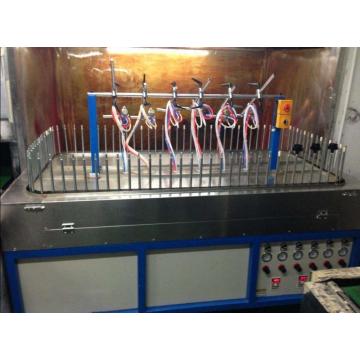 Electric industrial spray powder coating line