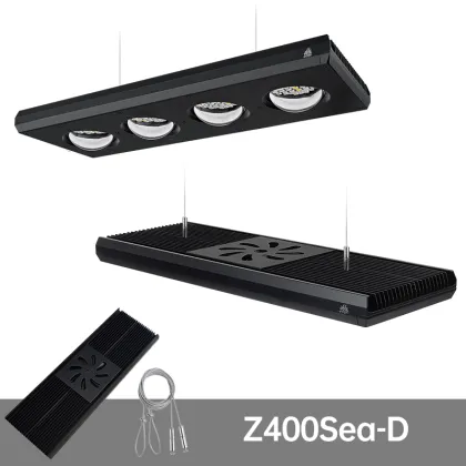 WEEK AQUA Z400SEA LED Dimmable Smart App Control Aquarium Light for Saltwater Tanks