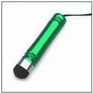 Green Aluminum Capacitive Touchscreen Stylus For Iphone , Samsung , Htc