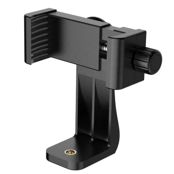 Universal Cell Phone Clamp Tripod Mount Adapter - Flexible Phone Holder for Cameras and Devices" 

However, if you strictly need just one concise and searchable term, consider:

"Universal Phone Clamp Tripod Mount